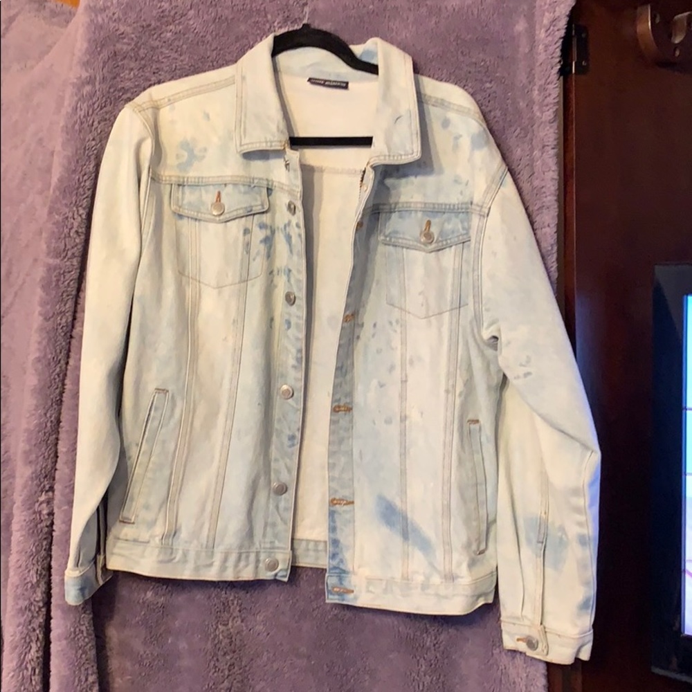 Oversized jean jacket